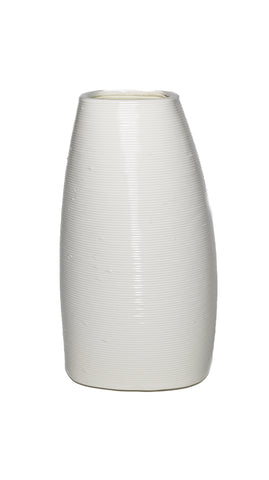 Round White Vessel