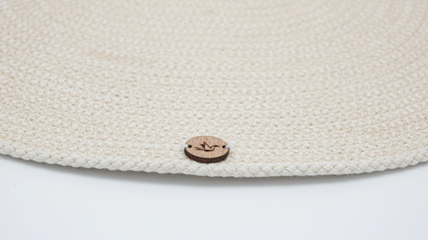 Oval Placemats Ivory